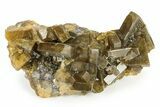 Tabular Golden Barite Cluster - Xiefang Mine, China #242582-1